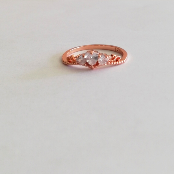 Rose Gold Plated Ring. Size 8. - Picture 6 of 6